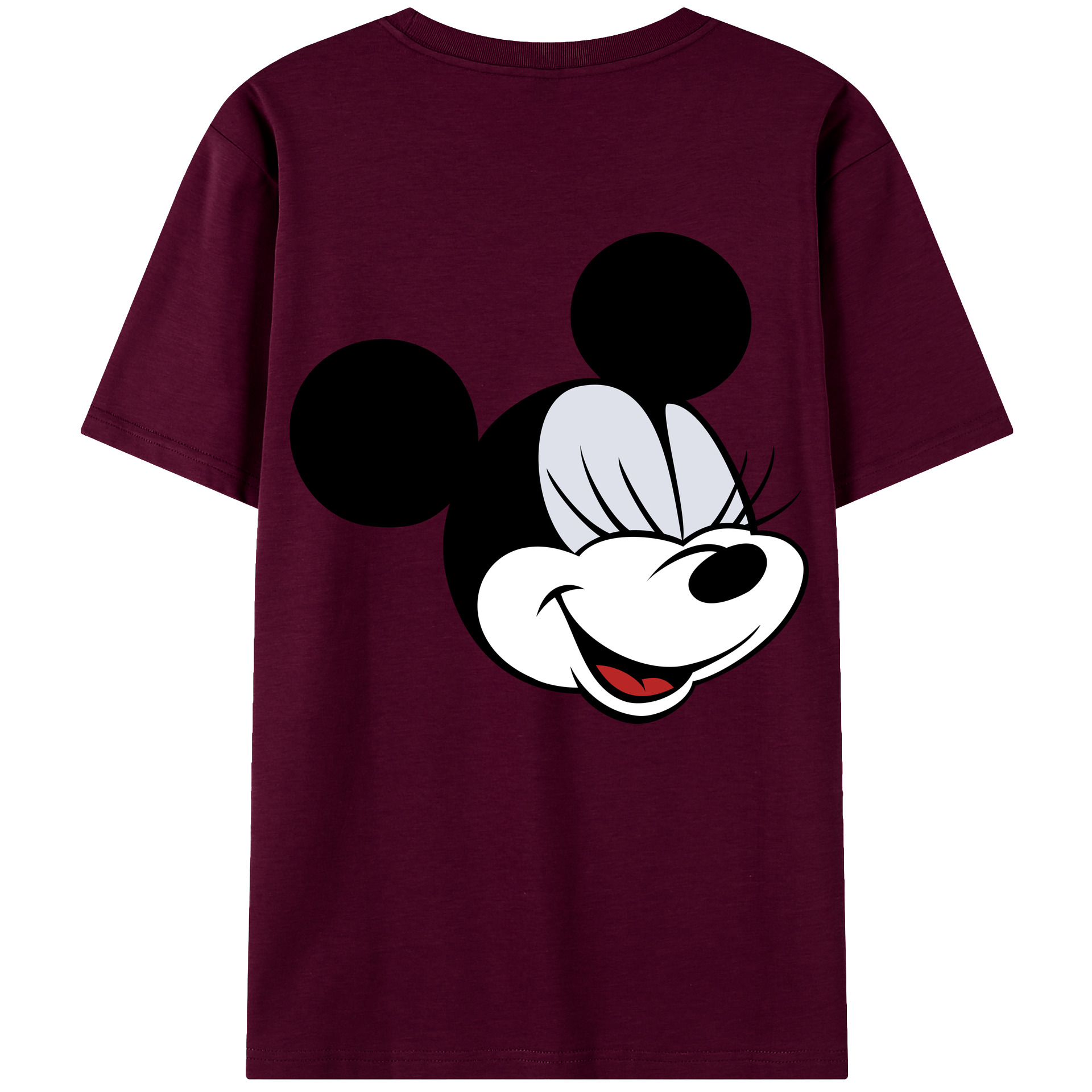 （画像用） ミッキーマウス Mickey Mouse レディース半袖Tシャツ(バックプリント)